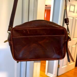 Portland Leather Goods large camera bag in lava